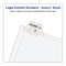 Avery Dennison Numerical Index Tab 8-1/2 x 11", #13, White, PK25 11923 - alternate 9